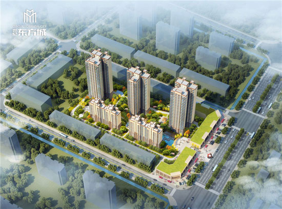 世纪东方城，低密舒适公园洋房！